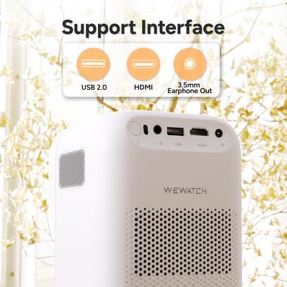 [Refurbished]Wi-Fi  Native 1080p Mini Portable Projector- V30SE