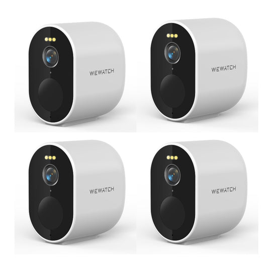 [4 Pack]IPF2 IP Camera  with Full-color Night Vision