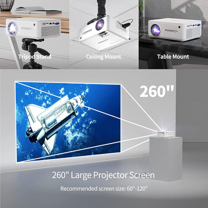 V10 Mini Projector w/PS101 Tripod